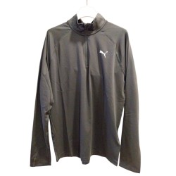 Top da running con zip corta VELOCITY CLOUDSPUN da uomo