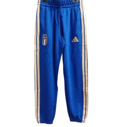 ADIDAS PANTALONI CALCIO ITALIA  BLU BAMBINO